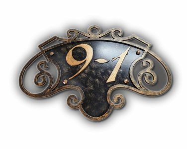 Namo numeris rėmelyje