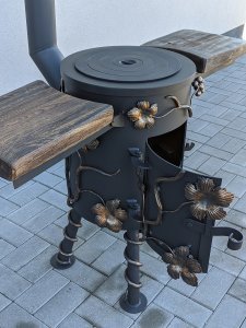 Kalviška kazano krosnelė - Vynuogė 6,3mm storio 12L puodui