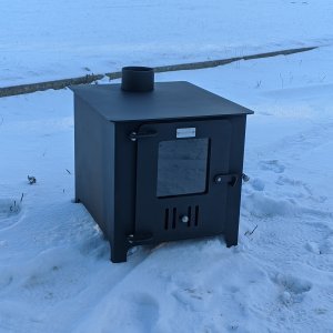 Krosnelė - židinys 8kW su šamotu