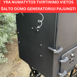 Rūkykla 135L su ratukais