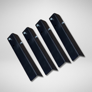 Praaukštintos kojelės buržuikai - krosnelei 4vnt. komplektas