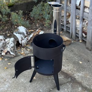 ECO nuo 8L iki 22L 3MM krosnelė su kaminu