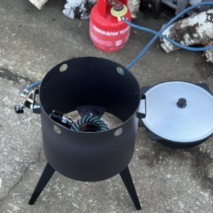 Dujinė krosnelė 3MM nuo 8L iki 22L kazanui