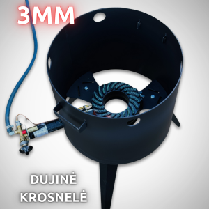 Dujinė krosnelė 3MM nuo 8L iki 22L kazanui