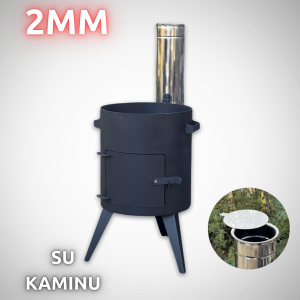 ECO nuo 8L iki 22L 2MM krosnelė su kaminu