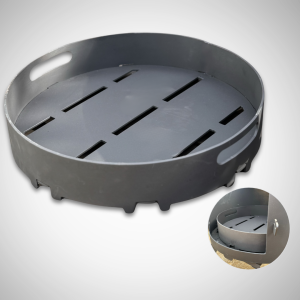 Krosnelės įdedamas antras dugnas