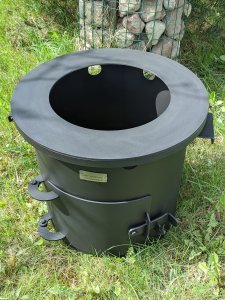 Rinkių laikiklis kazano krosnelei