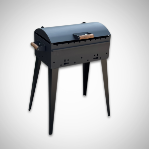 Kompaktiška šašlykinė su dangčiu