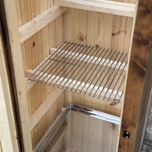 Grotelės rūkyklai 40x40cm nerūdijančio plieno